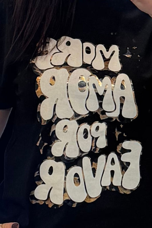 Tee-shirt "more amore por favore"