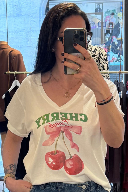 Tee-shirt "cherry love"