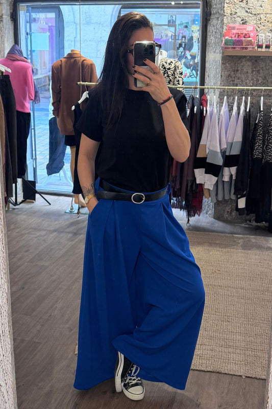 Pantalon large fluide