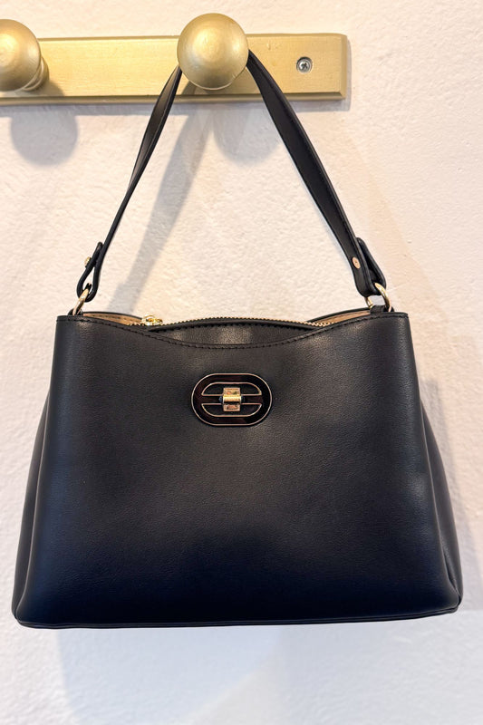 Sac à main noir élégant